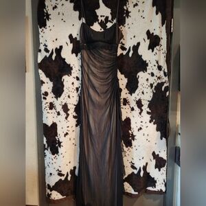 City Triangles Elegant Black Gown